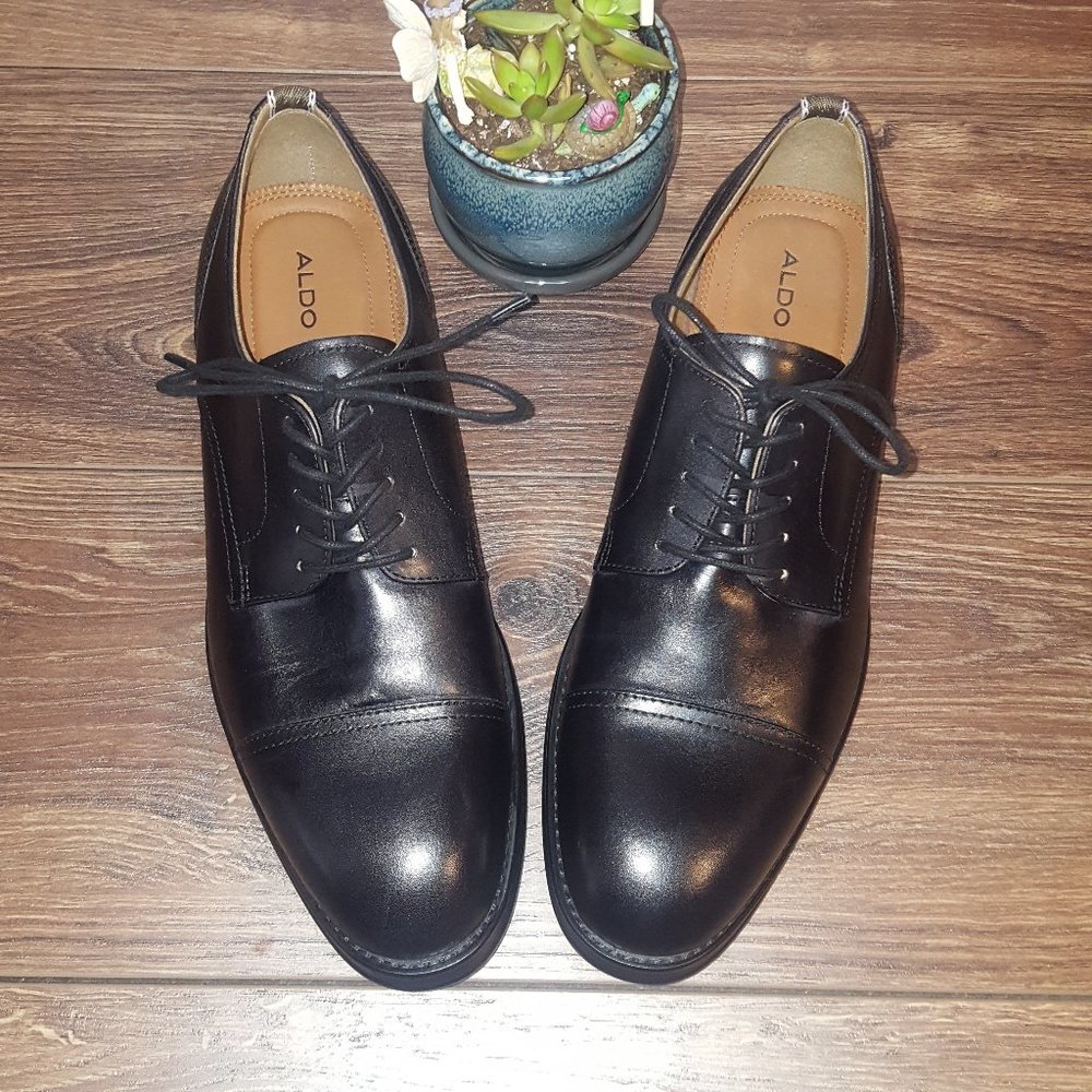 Aldo Black Seltimo Oxford Men's Dress Shoe Sz 12